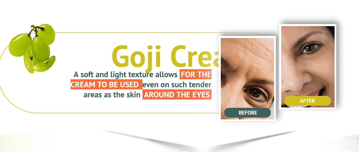 how to use goji cream